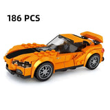 MOC Car Speed Champions Racing Car Building Block Model Kit Toy Gift 186 Pcs Model