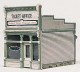 Woodland Scenics D222 HO Scenic Details Ticket Office Building Kit Model