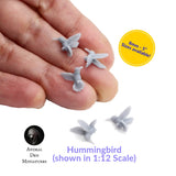 Hummingbird - 1:12 Scale bird animal miniature figurine by Animal Den Miniatures Model