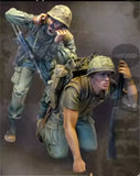 1/35 resin figures model kit Vietnam War 2 US soldiers unassembled unpainted Model