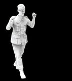 1/35 WWII German Prisoner Soldier RESIN FIGURE MODEL KIT Unassembled Unpainted Model