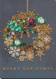 Christmas New year wreath Bead Embroidery Kit ?C DIY Beaded Home Decor Wall Art Model