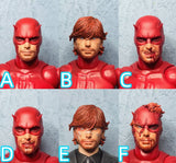 1/6 1/12 1/18 Painted Matt Murdock Daredevil Head Sculpt Model Model