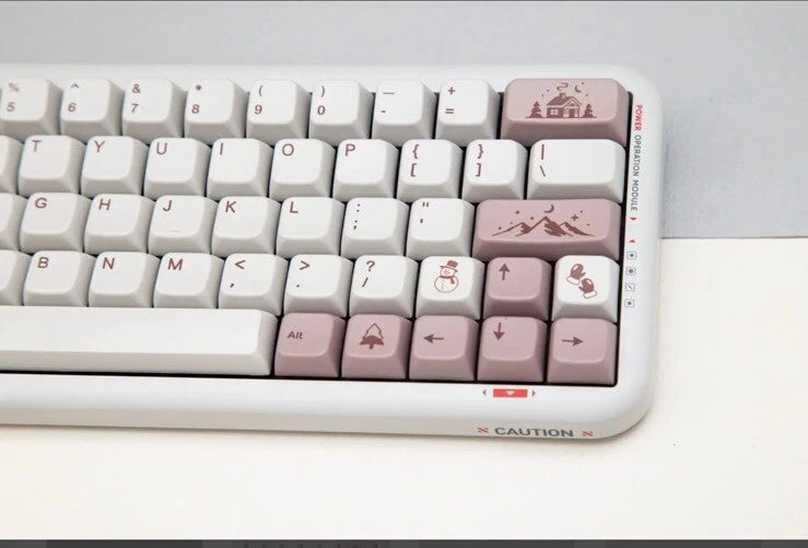Snowy Night Theme MDA 157 Custom Keycap Set Model