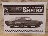 2012 AMT 1967 Shelby GT-350 BLACK 1:25 Scale Authentic Model Kit INSTRUCTIONS Model