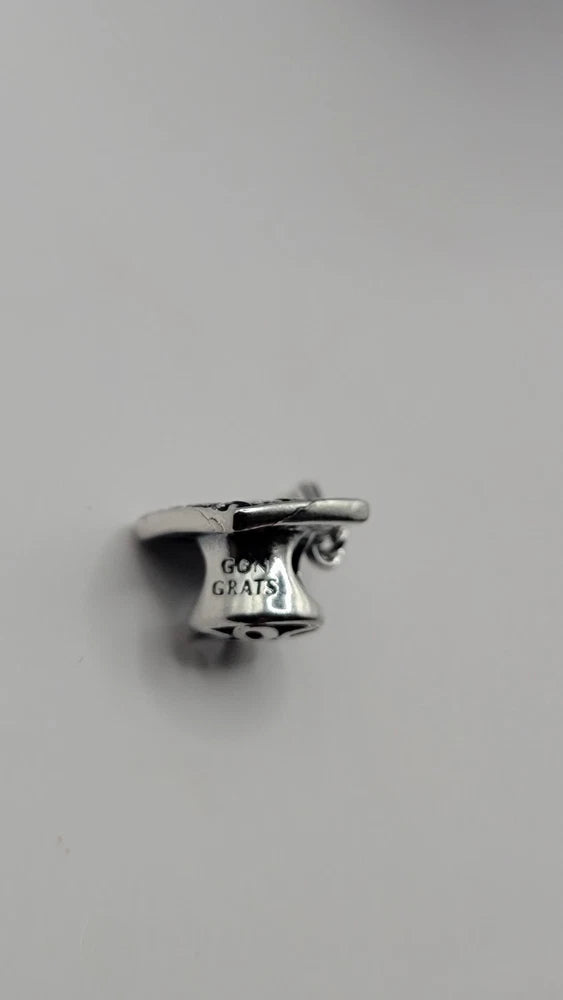 New Pandora 925 Sparkling Blue 2026 Graduation Cap CharmW/ Box E66 Charms