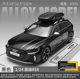 Heimanba Audi RS6 Black 1/24 Alloy Diecast Model Car Model
