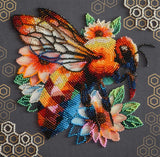 Bee Honey mosaic Bead Embroidery Kit ?C DIY Beaded Home Decor Wall Art Model