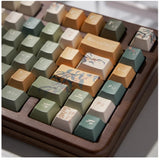 Vintage Autumn Osmanthus Keycaps for 61/64/87/104/108 Keys Model
