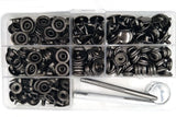 70 Sets 15mm 5/8 Heavy Duty Snap Fasteners Kit Metal Snaps for Leather Craft NEW Model