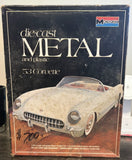 1977 Monogram Die Cast Metal And Plastic 1953 Corvette 1/24 Scale 6100 New Model