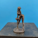 Retro Brass Model Sexy Buttocks Raised Seducing Girl Anime Game Decoration Model