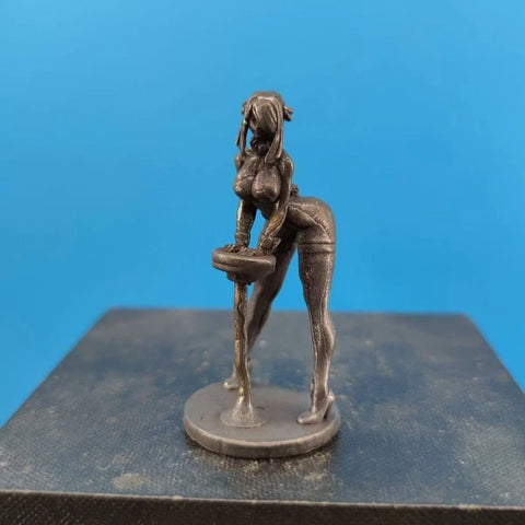 Retro Brass Model Sexy Buttocks Raised Seducing Girl Anime Game Decoration Model