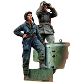 1/35 WW2 Tank Crew Soldier Infantry RESIN FIGURE MODEL KIT Unassembled Unpainted Model
