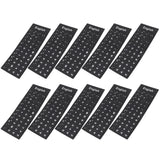 10 Sheets Pvc Keyboard Stickers for Laptop Letters Replacement English Model