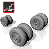 Armory Models AR AW48018 Scale model kit 1/48 Sukhoj Su-24 Fencer wheels, late Model