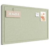Modern Bulletin Board for Home & Office, Sage, 35.4" x 23.6" Model