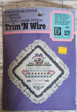 Vintage Trim 'N Wire #8603 Cross Stitch Forever Counted Cross Stitch Kit Model