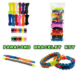 Craft County Rainbow Paracord Bracelet Kit DIY Project - 10 Feet Per Hank Model