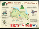 PHOTO  INFORMATION BOARD MILLOM IRONWORKS AN UNUSUAL NATURE RESERVE WELL WORTH A Model