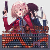 Lycoris Recoil Theme Mechanical keyboard keycap PBT RGB Cherry MX High 108 PCS Model