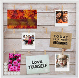 Photo Board Display Collage Frame Wall Decor Magnetic Hanging Model