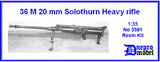 Dnepro Model Dn3591 - 1/35, 36 M 20 mm Solothurn Heavy rifle, scale model kit Model