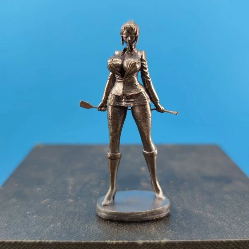 Black Brass Sexy and Beautiful Girl Teacher's Figurine Game Model Ornament Model