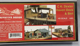 JL Innovative Design HO C.K. Dexter Haven Dock & Bait Wooden Building Kit # 491 Model