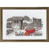 Permin counted cross stitch kit "Wheelbarrow", 15x10cm, DIY, 13-1393 Model