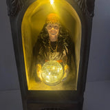 Eerie Charm Madame Rosa LED Fortune Teller Lighted Crystal Ball Halloween Decor Model