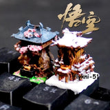 Black Myth: Wukong Land God Temple Resin Key cap For Cherry MX Keyboard 1pcs ? Model