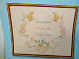 Sweet Baby Keepsake 2621 Sunset Stitchery  started  1981 Appears complete Model