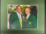 Jack Nicklaus And Tiger Woods  Facsimile With Mat Board No Frame Model