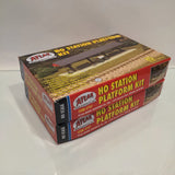 2x Atlas HO Scale 1:87 #707 Station Platform Kit Rockville LN Model