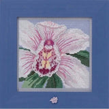 MILL HILL Buttons Beads Kit Counted Cross Stitch WHITE ORCHID MH14-2014 Model