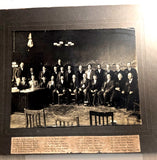 PHOTO; ADAMS COUNTY ILLINOIS BOARD OF SUPERVISORS, EARLY 1900s.  NOTE LIGHTS. Model