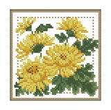 Cross Stitch Twelve Months Flower November Stamped Kit # 3472 Craft Sealed Model
