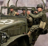 1/35 US GMC Crew Soldiers Infantry RESIN FIGURE MODEL KIT Unassembled Unpainted Model