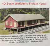 Motrak Models HO New Hampshire Wolfeboro Freight Wooden Building Kit # 83025 Model