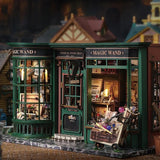 Book Nook Magical Dollhouse Wooden Miniature DIY Assembly Building Model Kit Owl Model