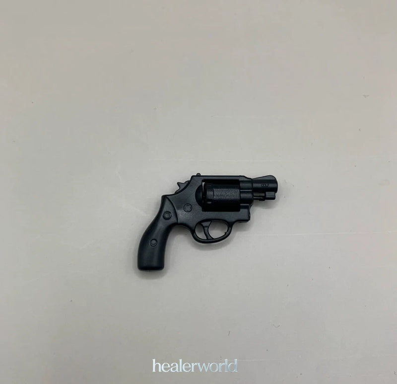 1/6 Female Action Figure Black Pistol Gun Weapon Model 12" Model