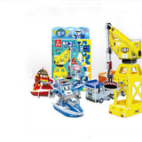 Robocar Poli Broomstown's Harbour Marine Terry Light Soft Foam Board 3D DIY KIT Model