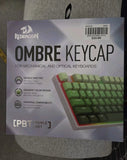Redragon Green Gradient Ombre Keycaps PBT Double Shot Model
