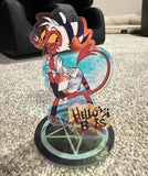 Helluva Boss Moxxie Acrylic Standee Figurine Clear Display Stand (Summer 2024) Model