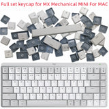A full set Keycaps for Logitech MX Mechanical Mini Keyboard Pearl White MAC Model