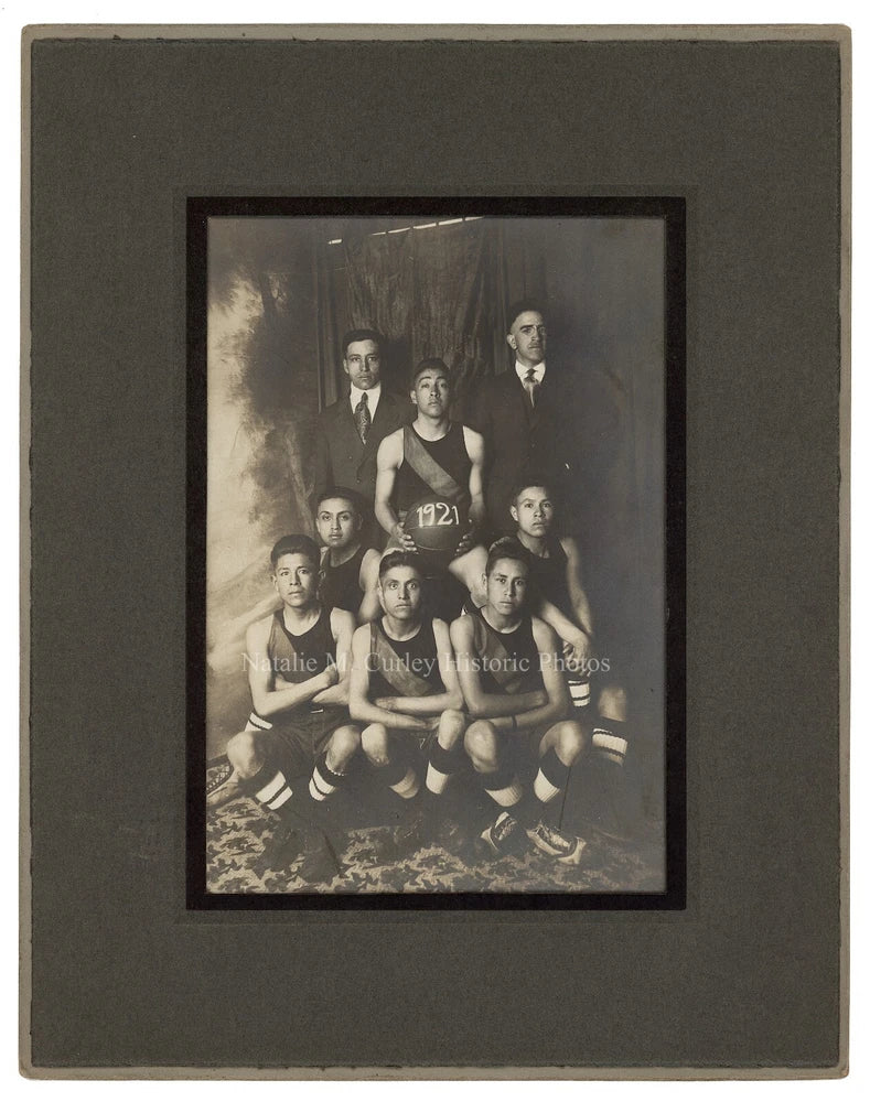 1920s Indian Boarding School Basketball Team Photos PR Model