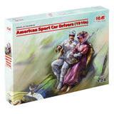ICM 24014 Plastic model figures kit Scale 1:24 American Sport Car Drivers 1910s Model