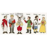 Bothy Threads counted cross stitch kit "All The World's A Stage", XAG3, 28x13cm, Model