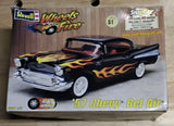 Revell 85-1912 1957 Chevy Bel Air Snap Tite WHEELS OF FIRE KIT  1/25 Model